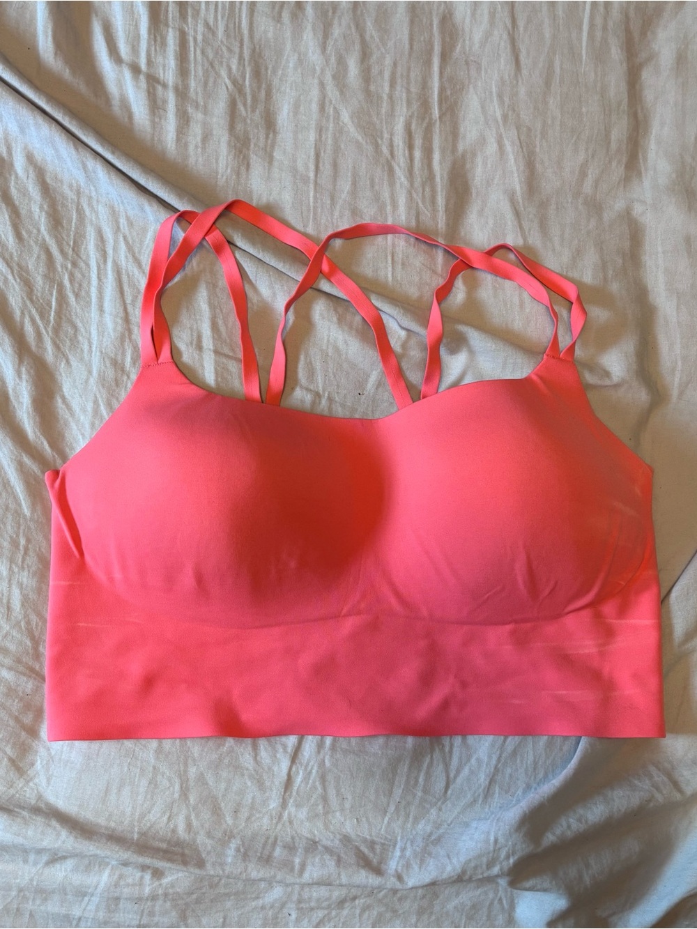 aerie Double-Strap sports bra - Coral